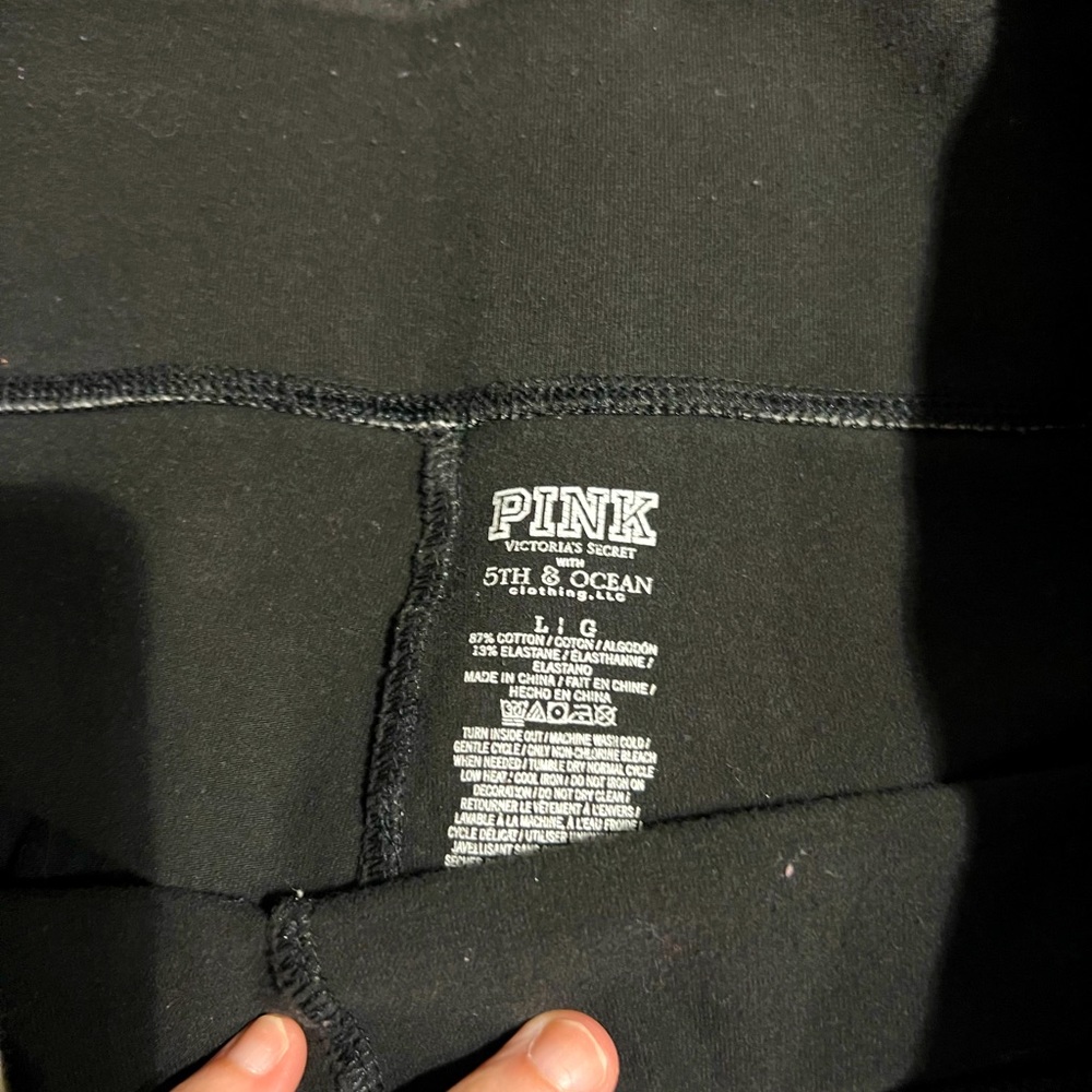 Victoria’s Secret Pink  Pittsburgh pirates capris yoga pants L - Picture 4 of 5